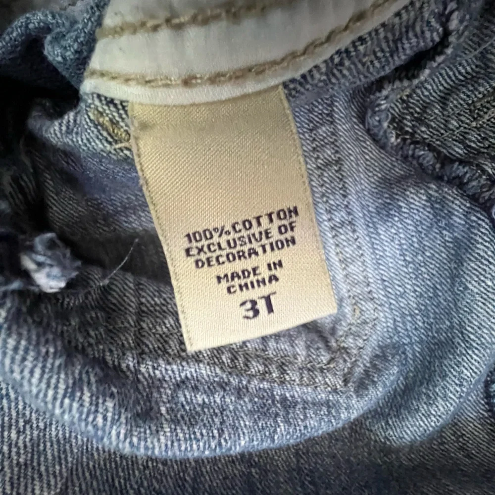 Vintage OshKosh B'gosh Blue Denim Overalls - 3T‎